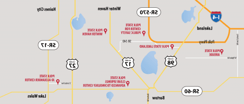 Polk State College locations map